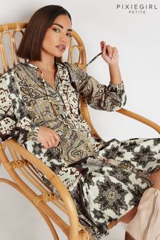 Women s Petite Tiered Smock Occasionwear Midi Dresses Next Luxembourg