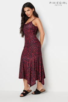 Next red animal print dress sales