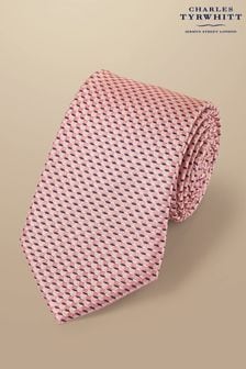 Charles Tyrwhitt Pink Stain Resistant Pattern Tie (AA3529) | ￥6,910