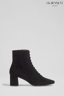 Lk Bennett Arabella Lace Up Ankle Black Boots (AA4457) | kr8 400