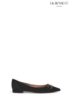 Lk Bennett Natalya Snaffle Black Flats (AA4475) | 352 €