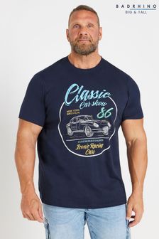 BadRhino Big & Tall Blue 100% Cotton Classic Car T-Shirt (AA4505) | $33