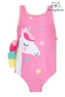 Harry Bear Pink Glitter Unicorn Swimsuit (AA4692) | $24