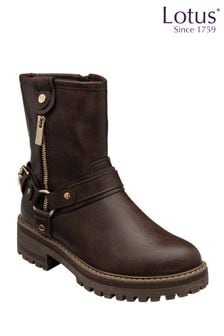 Lotus Zip-up Ankle Boots (AA6140) | 33 820 Ft