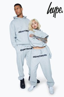 Hype. Grey CONTINU8 Unisex Boxy Joggers (AA6450) | 287 SAR