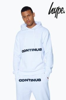 Hype. CONTINU8 Unisex Boxy White Hoodie (AA6463) | $86