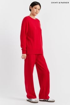 Chinti & Parker Red Wide Slouchy Jumper (AA7041) | $163