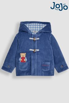 JoJo Maman Bébé Navy Paddington Appliqué Duffle Coat (AA7258) | kr590 - kr610