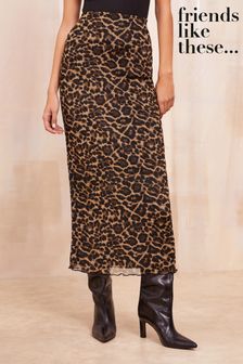 Women s Animal Aline Skirts Next Romania