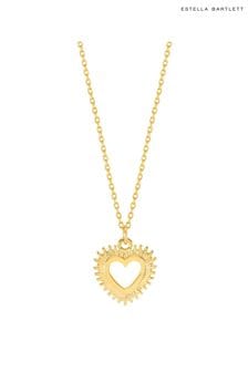 Estella Bartlett Gold Tone Heartburst Necklace (AA7658) | $40