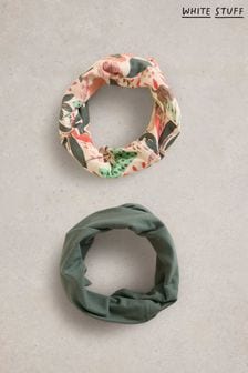 White Stuff Versatile Jersey Roll Scarf 2 Pack (AA7755) | ‏128 ر.س‏