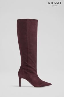 Lk Bennett Astrid Bournville Pointed Semi Fitted Brown Boots (AA8745) | 678 €