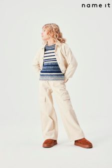 Girls Trousers Name It White Casual Next Luxembourg