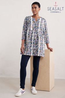 Seasalt Cornwall White Golden Grain Tunic (AB1226) | kr854