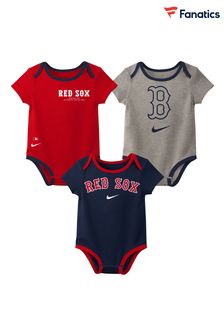 Fanatics Newborn MLB Boston Red Sox Nike 3 Piece Blue Creeper Set (AB1436) | kr590