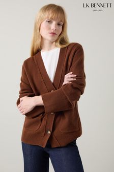 Lk Bennett Carine Pocket Detail Wool Cardigan (AB1511) | ‏900 ‏₪