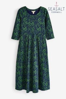 Seasalt Cornwall Blue Veronica Midi Dress (AB2099) | €110