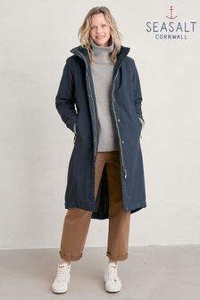 Seasalt Cornwall Blue Janelle Raincoat (AB2219) | €256