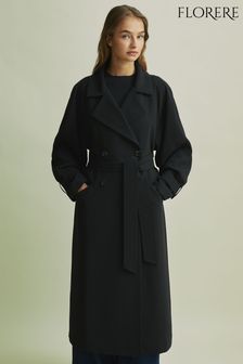 Florere Double Breasted Belted Trench Coat (AB2414) | $394