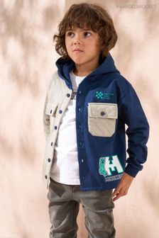 Boys Jackets Blue Colour Block Next Oman