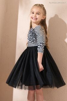 Angel & Rocket Carrie Black Stripe Corsage Dress (AB2686) | 14.50 د.ب - 16.50 د.ب