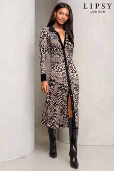 Lipsy leopard print purse top
