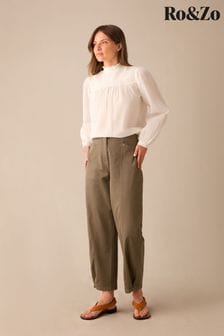 Ro&Zo Green Petite Ro&Zo Green Petite Cargo Trousers (AB3433) | Kč3,925