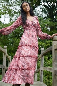 Dresses Pink Animal Print Partywear Next Luxembourg