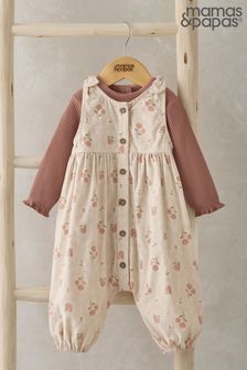Baby pink dungaree dress hot sale