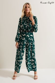 Phase Eight Green Micaela Twist Neck Jumpsuit (AB3581) | 759 SAR