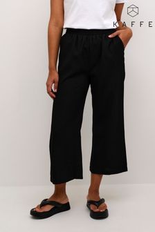 Kaffe Hermine Elastic Waist Culotte Black Trousers (AB4293) | 78 €