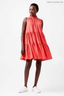 Women s Summer Dress High Neck 100 Cotton Dresses Next Luxembourg