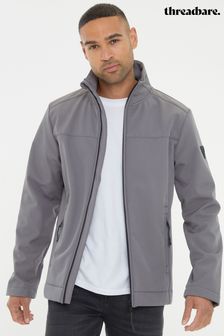 Grau - Threadbare Funnel Neck Lightweight Jacket With Stretch (AB5623) | 70 €