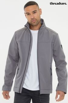 Threadbare Grey Funnel Neck Lightweight Jacket With Stretch (AB5623) | $77