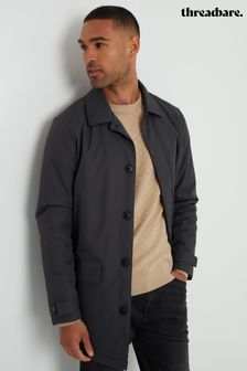 Threadbare Grey Showerproof Button Up Collared Jacket (AB5669) | €86