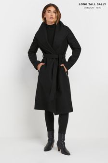 Tall Coats Black Hooded Long Casual Next Luxembourg