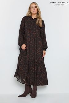 Long Tall Sally Long Sleeve Tiered Smock Dress (AB5708) | €52