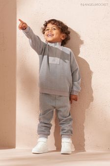 Boys grey tracksuits top