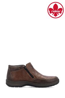 Rieker Mens Zipper Brown Boots (AB6176) | €99