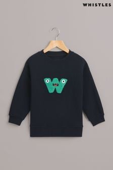 Whistles Blue Monster Sweatshirt (AB7212) | €43