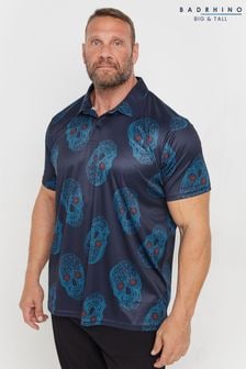 BadRhino Big & Tall Blue Golf Polo Shirt (AB9210) | $58