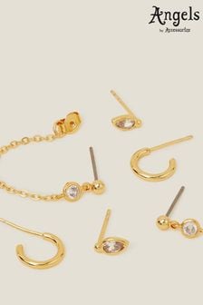 Accessorize Gold Plated 14ct Earrings 3 Pack (AB9339) | €28