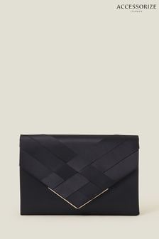 Accessorize Woven Satin Envelope Clutch Bag (AB9355) | 149 LEI