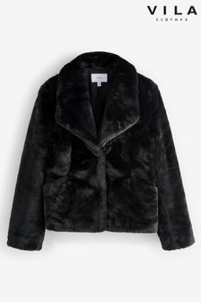 Vila faux fur jacket new arrivals