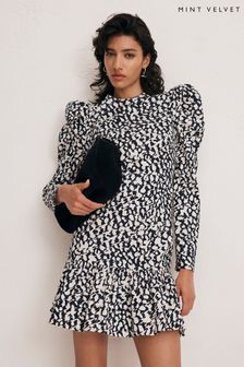 Women s Mint Velvet Print High Neck Dresses Next Oman