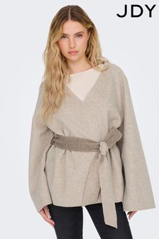 Jdy collarless coat best sale