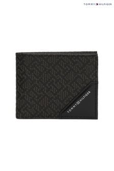 Tommy Hilfiger Monogram Mini Black Wallet (AC2238) | $103