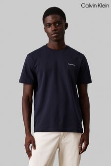 Calvin Klein Blue Micro Logo Interlock T-Shirt (AC2378) | €51