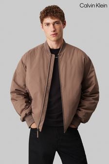 Calvin Klein Brown Hero Sport Bomber Jacket (AC2388) | $308