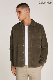 Calvin Klein Brown 100% Cotton Corduroy Overshirt (AC2418) | €189